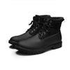 MEN'S CASUAL PLUSH WARM STITCHING LACE-UP BOOTS 48388849S