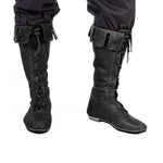 MEN'S RETRO MEDIEVAL LACE-UP CUFFED BOOTS 45332290S