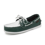 MEN'S CASUAL LACE-UP CONTRAST COLOR BOAT SHOES 65161175S