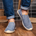 MEN'S VINTAGE HAND-SEWN CANVAS ESPADRILLES 10722543S