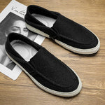 MEN'S CASUAL SLIP-ON LINEN FISHERMAN SHOES 95003389S