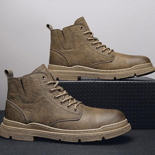 MEN'S CASUAL HIGH TOP LACE-UP BOOTS 62757819YL