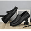 MEN'S HOLLOWED OUT BREATHABLE LOAFERS 62261437YL