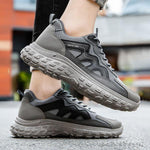 MEN'S STYLISH LACE-UP CASUAL RUNNING SHOES 93152537S