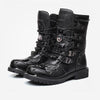 MEN'S FASHIONABLE LACE UP MOTORCYCLE BOOTS 51643004YL