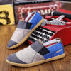 MEN'S WASHED DENIM COLORBLOCK CASUAL SHOES 81762635S