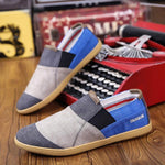 MEN'S WASHED DENIM COLORBLOCK CASUAL SHOES 81762635S