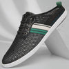 MEN'S FLYKNIT MESH LACE-UP BACKLESS SNEAKERS MUA2045F8F