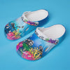 MEN'S COLORFUL ANIMAL AND RAINBOW DESIGN CLOG SHOES MUA2345E2I