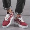 MEN'S STYLISH GRAFFITI CANVAS CASUAL SHOES 43561142S