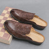 MEN'S SLIP-ON LAZY MULE LEATHER LOAFERS MUA3017E2F
