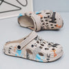MEN'S THICK-SOLED NON-SLIP PERFORATED BEACH CLOG SHOES MUA1344F9F